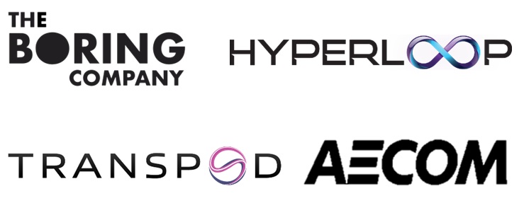 The key companies working actively in the market of hyperloop technology.